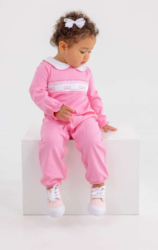 Rigsby Romper - Hamptons Hot Pink