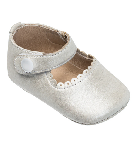 Baby Mary Janes in Talc