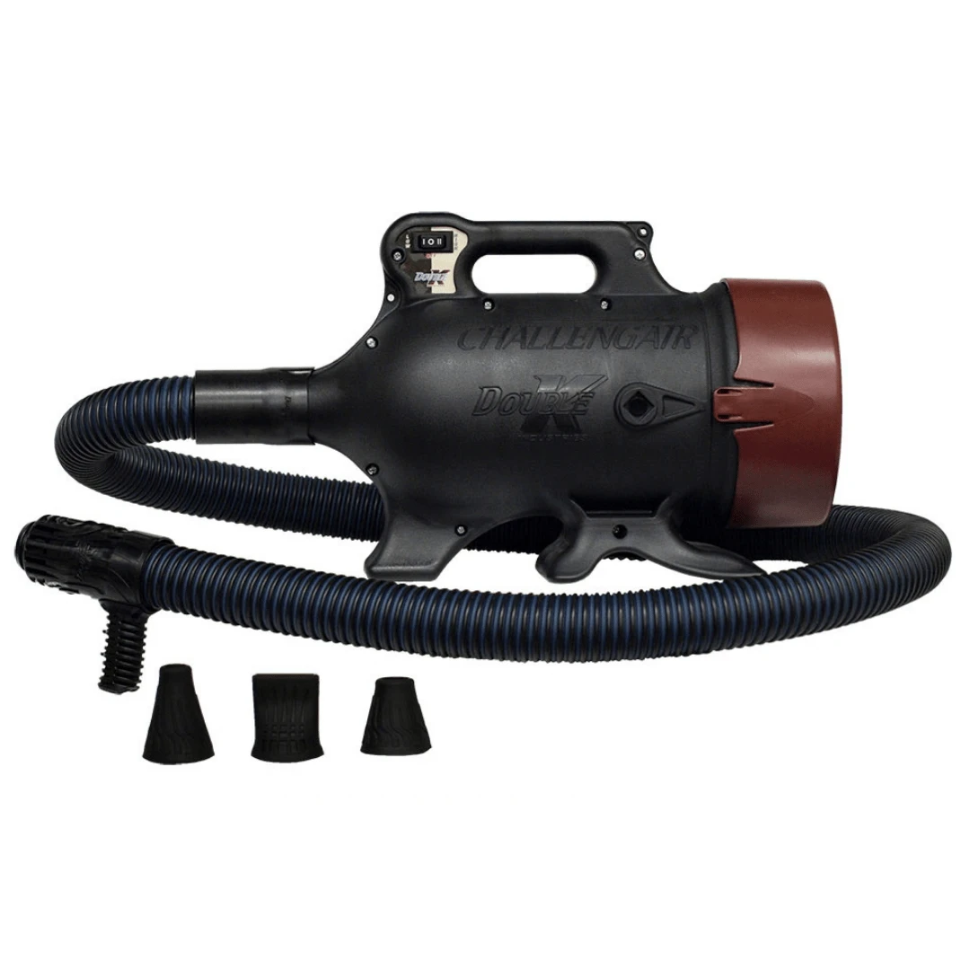Double K CHALLENGAIR 2000 ペット用ドライヤー Double K ChallengAir 2000 XL 2 Speed Dryer Black | Groomer's Choice