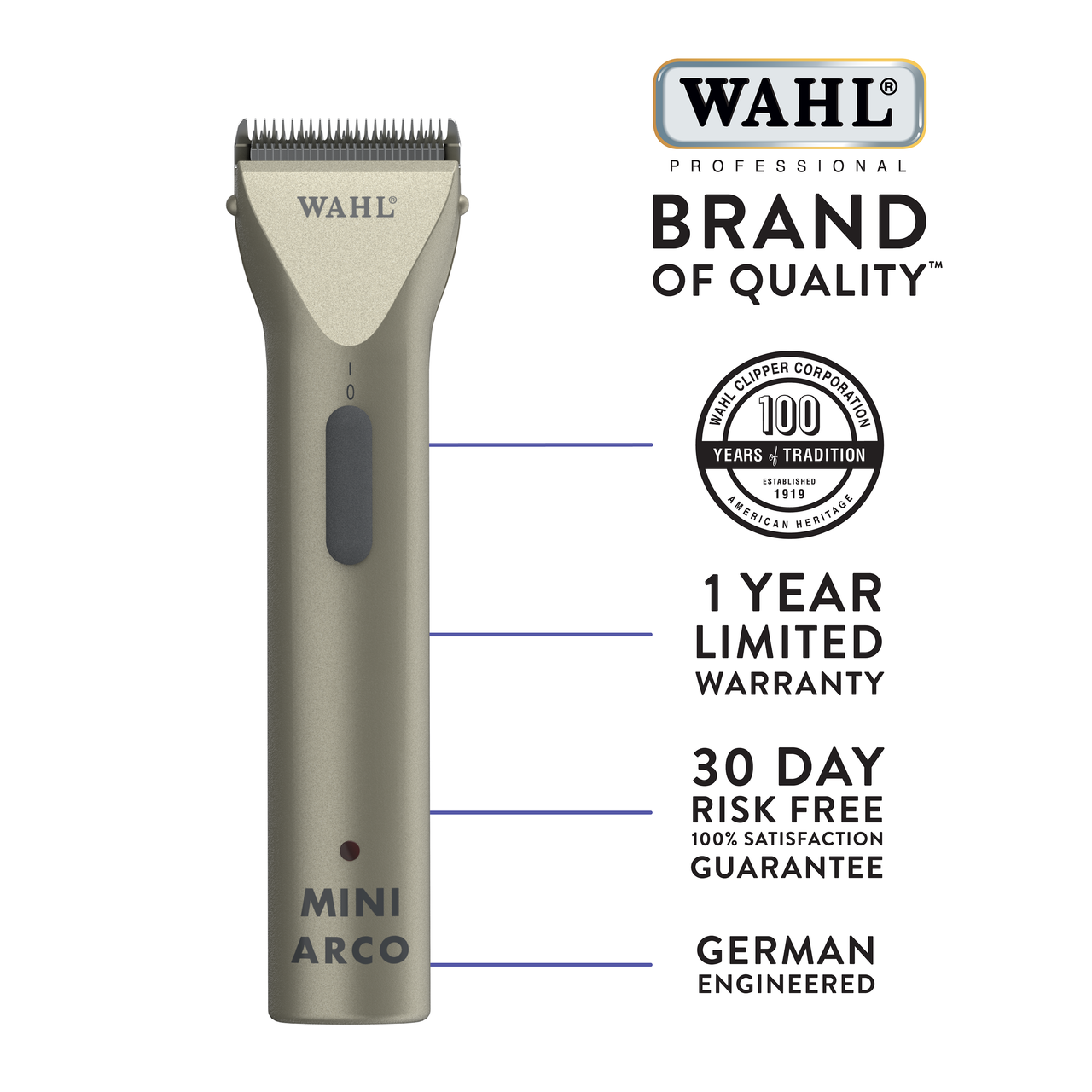 新品】Wahl MINI ARCO コードレストリマー バリカン Wahl MINI ARCO