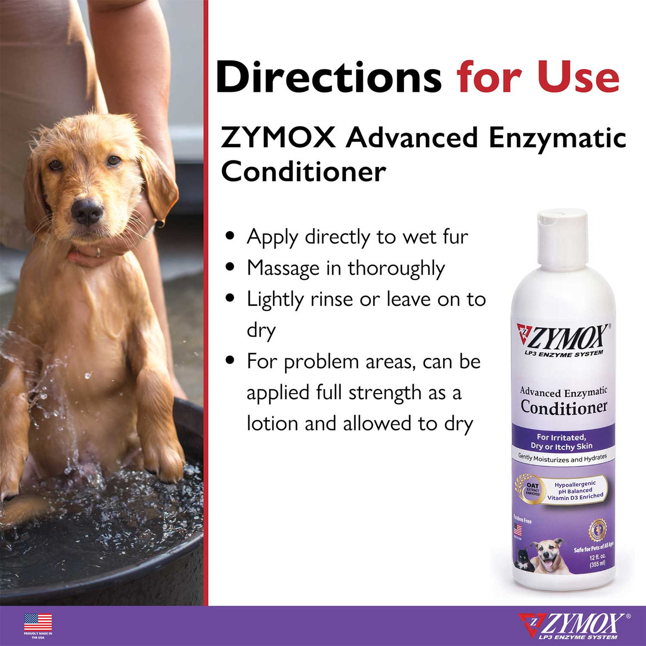 Zymox Leave-On Conditioner w/ Vitamin D3