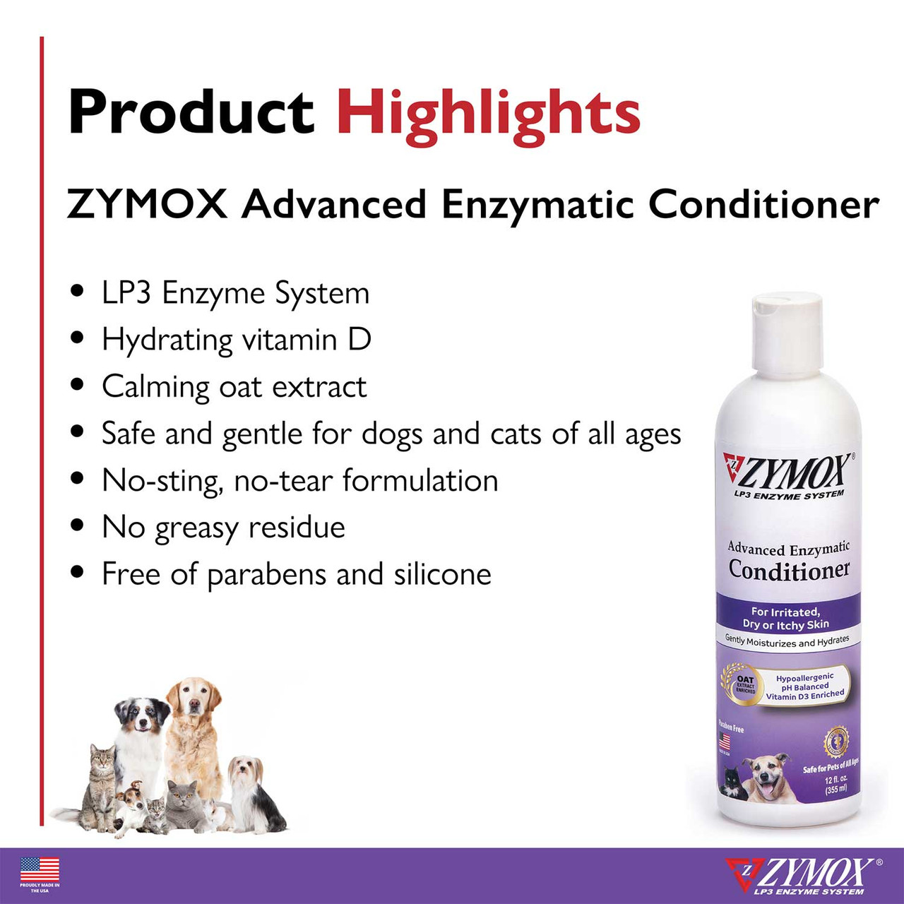Zymox Leave-On Conditioner w/ Vitamin D3