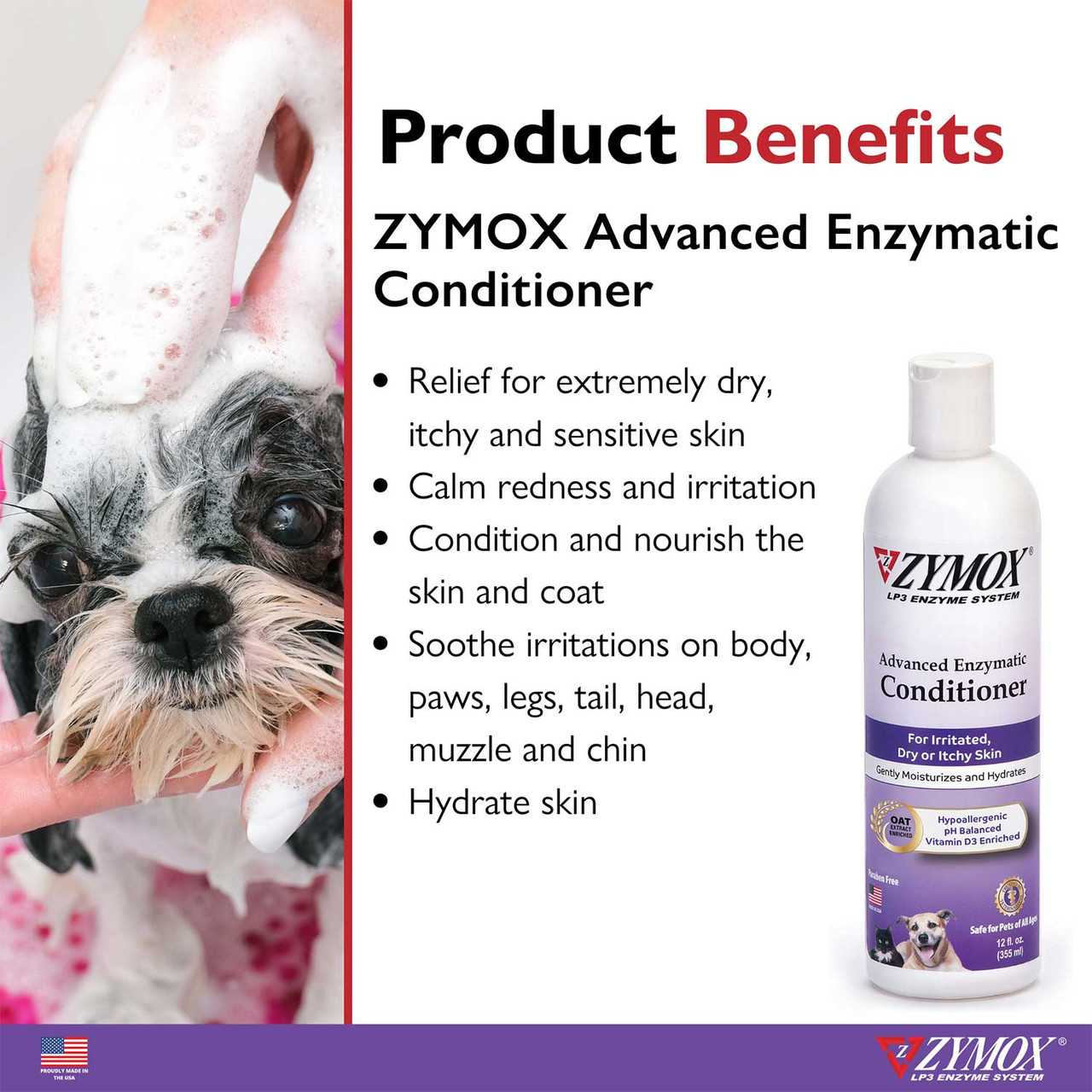 Zymox Leave-On Conditioner w/ Vitamin D3