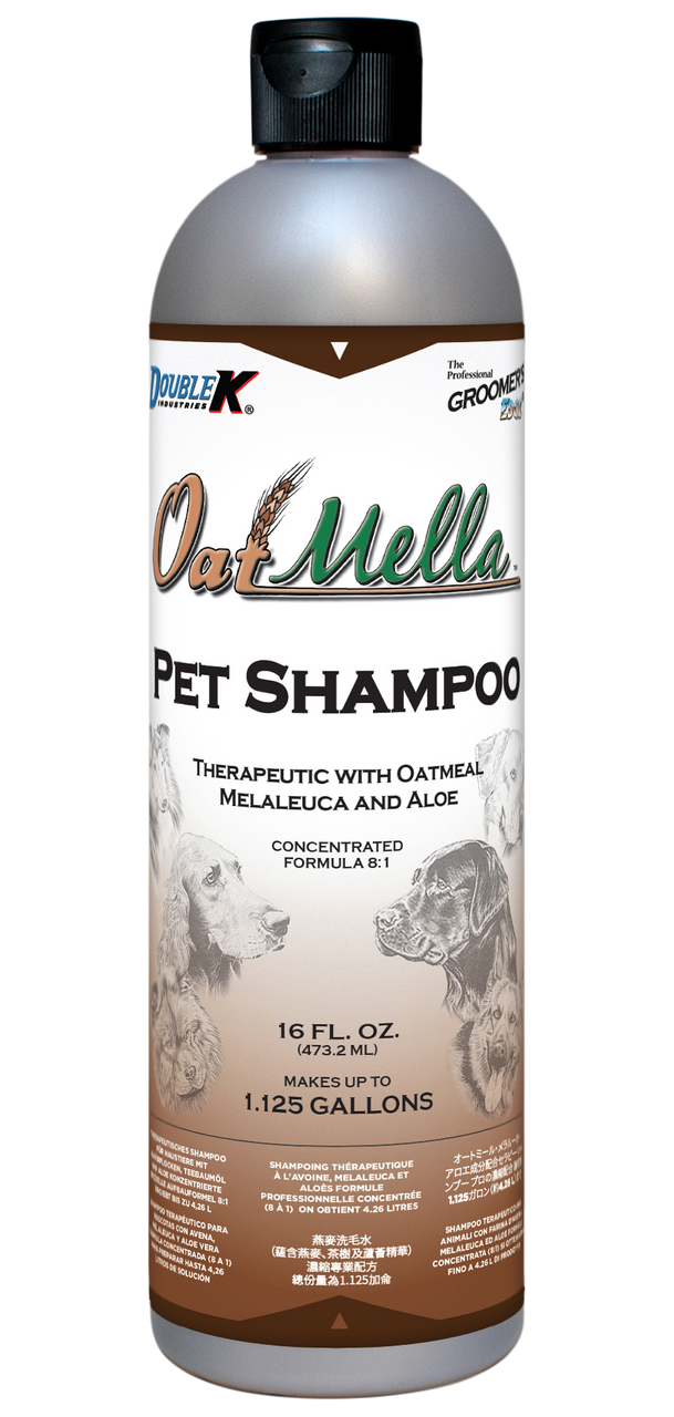 Groomer's Edge Oat-Mella Pet Shampoo, 16-Ounce