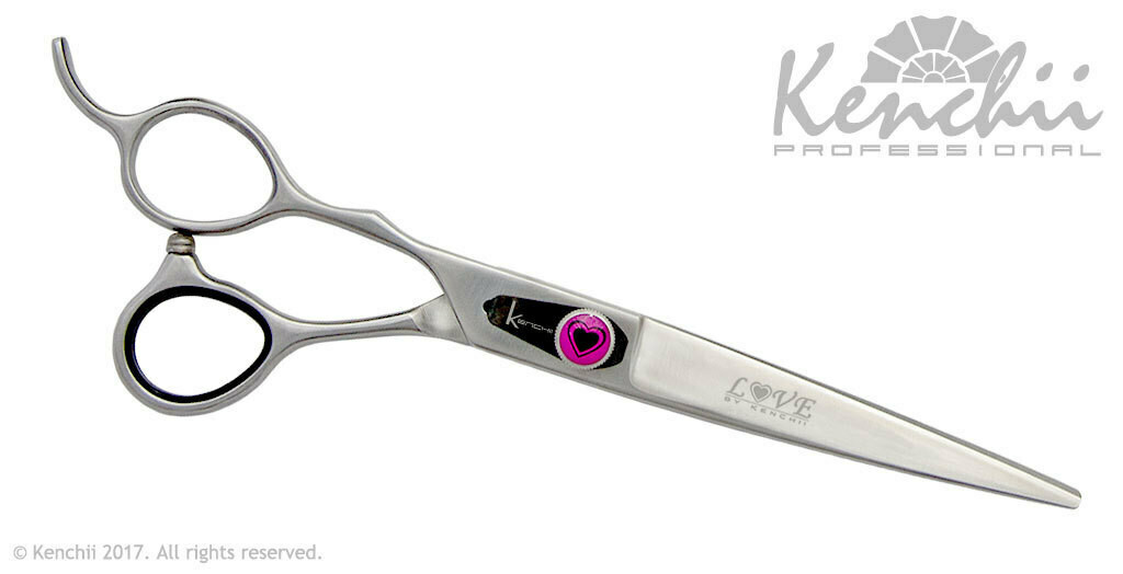 Kenchii Love Shears, Straight, 7 Inch, Left Handed