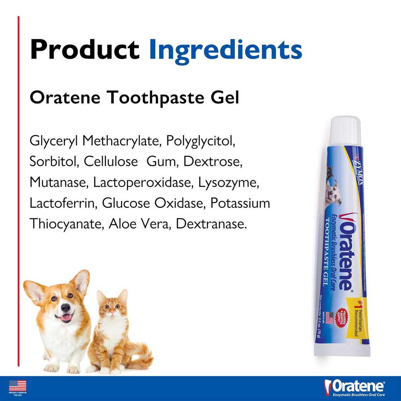 Zymox Oratene Toothpaste Gel 2.5oz