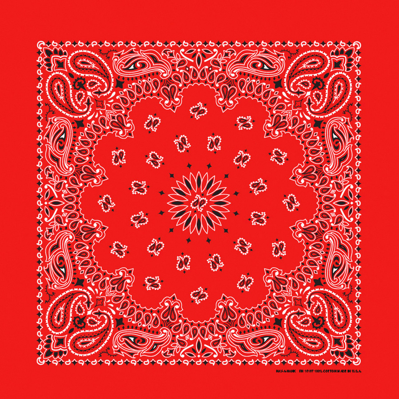 Bandana Red Paisley | 12 Pack | Groomer's Choice