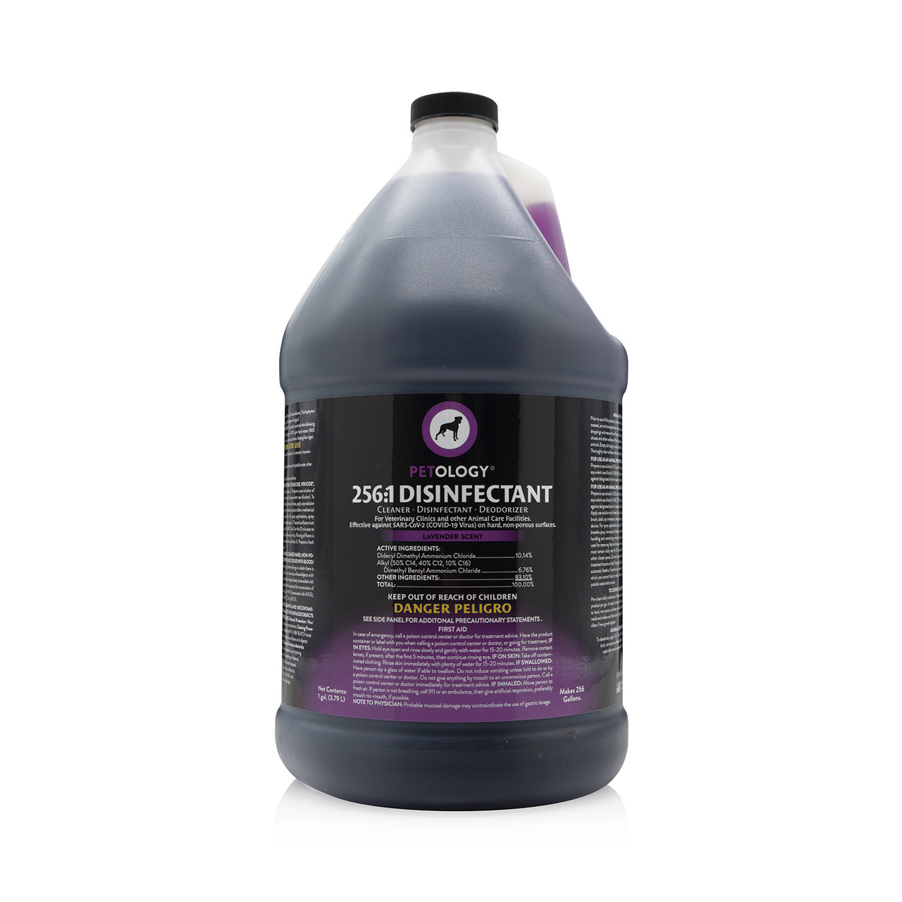 Petology 256:1 Disinfectant Gallon Lavender | Groomer's Choice