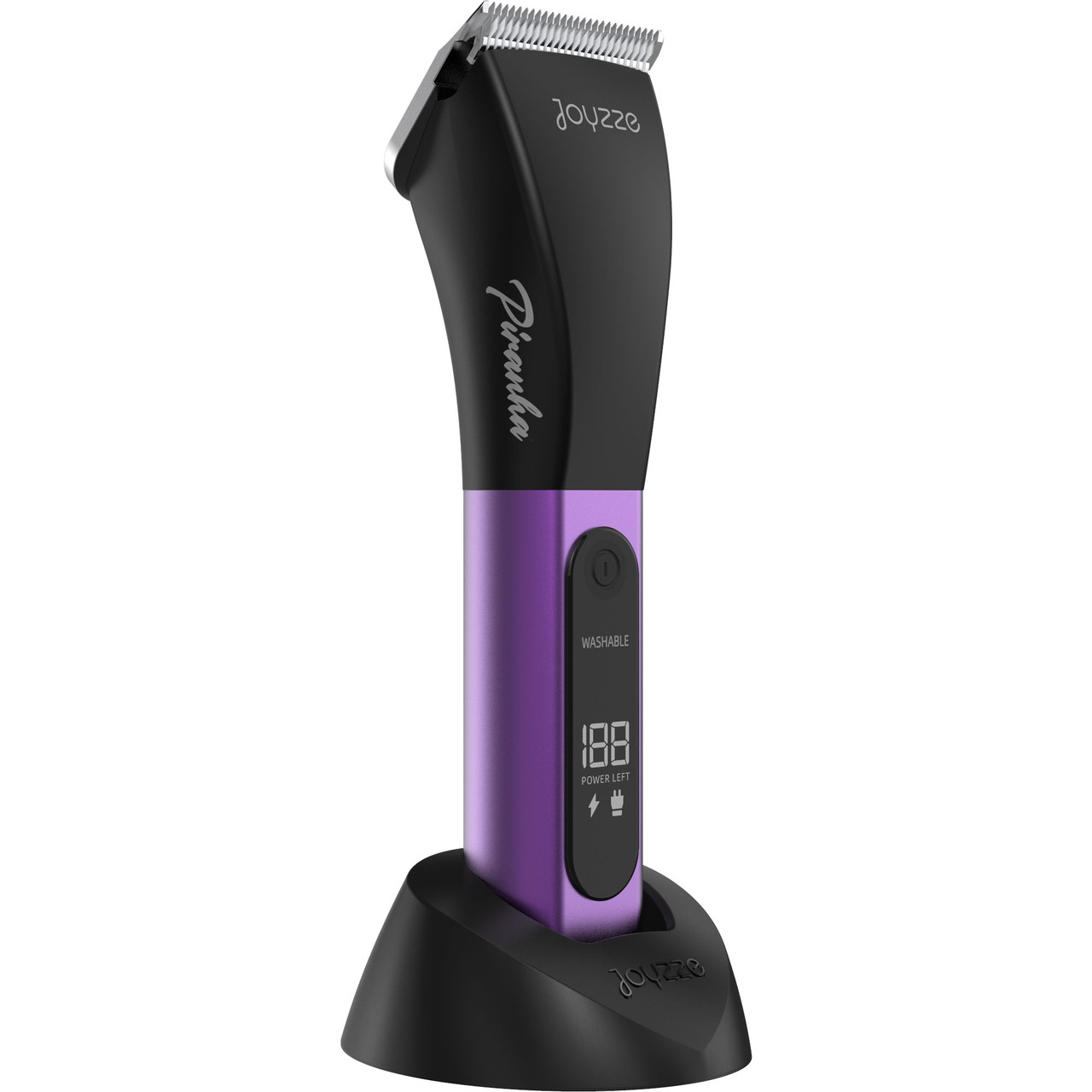 Joyzze Piranha Cordless Clipper Bundle Purple | Groomer's Choice