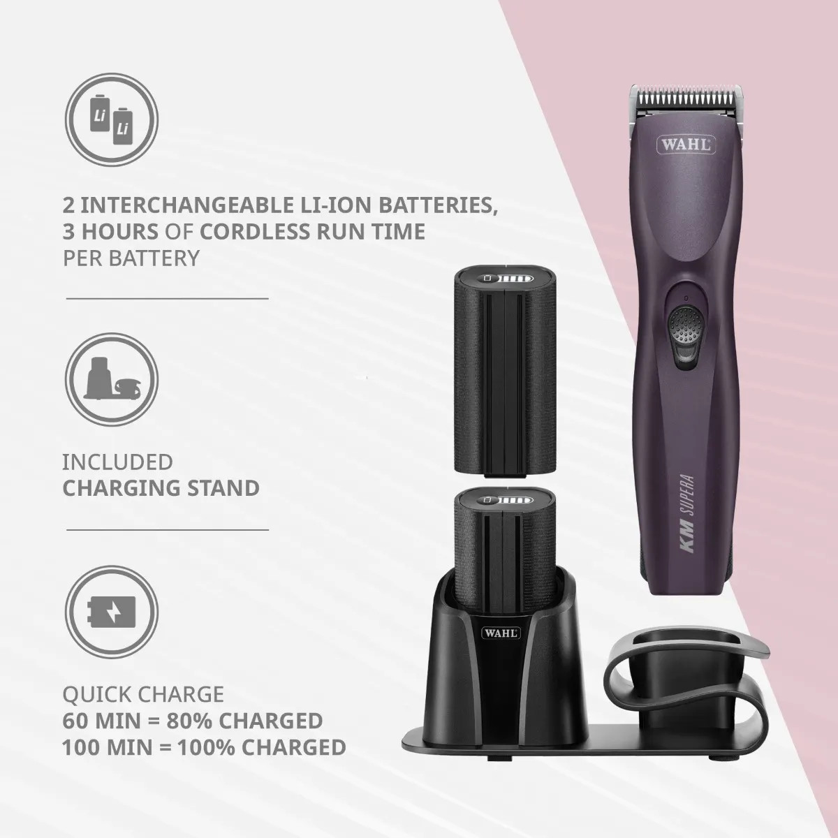 Wahl KM Supera Cordless Clipper Groomer's Choice