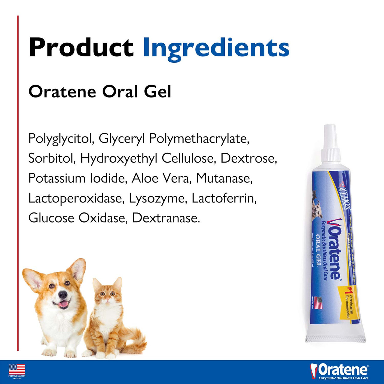 Zymox Oratene Brushless Oral Gel 1 oz. | Groomer's Choice