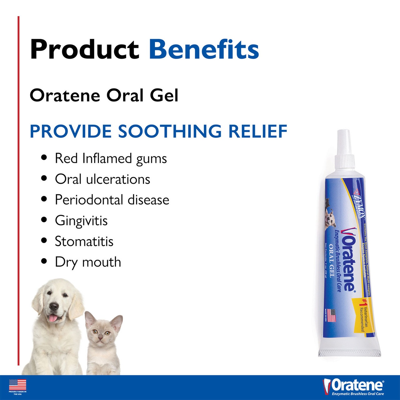 Zymox Oratene Brushless Oral Gel 1 oz. | Groomer's Choice