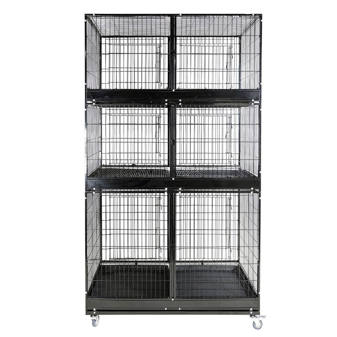 DuraDog Economy 6-Cage Bank TALL (includes Frame with wheels!)