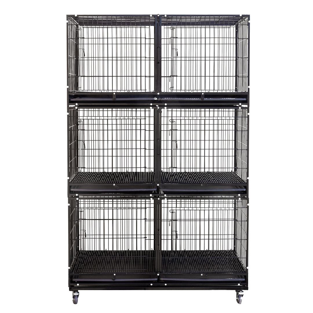 DuraDog Economy 6-Cage Bank STD (includes Frame with wheels!)