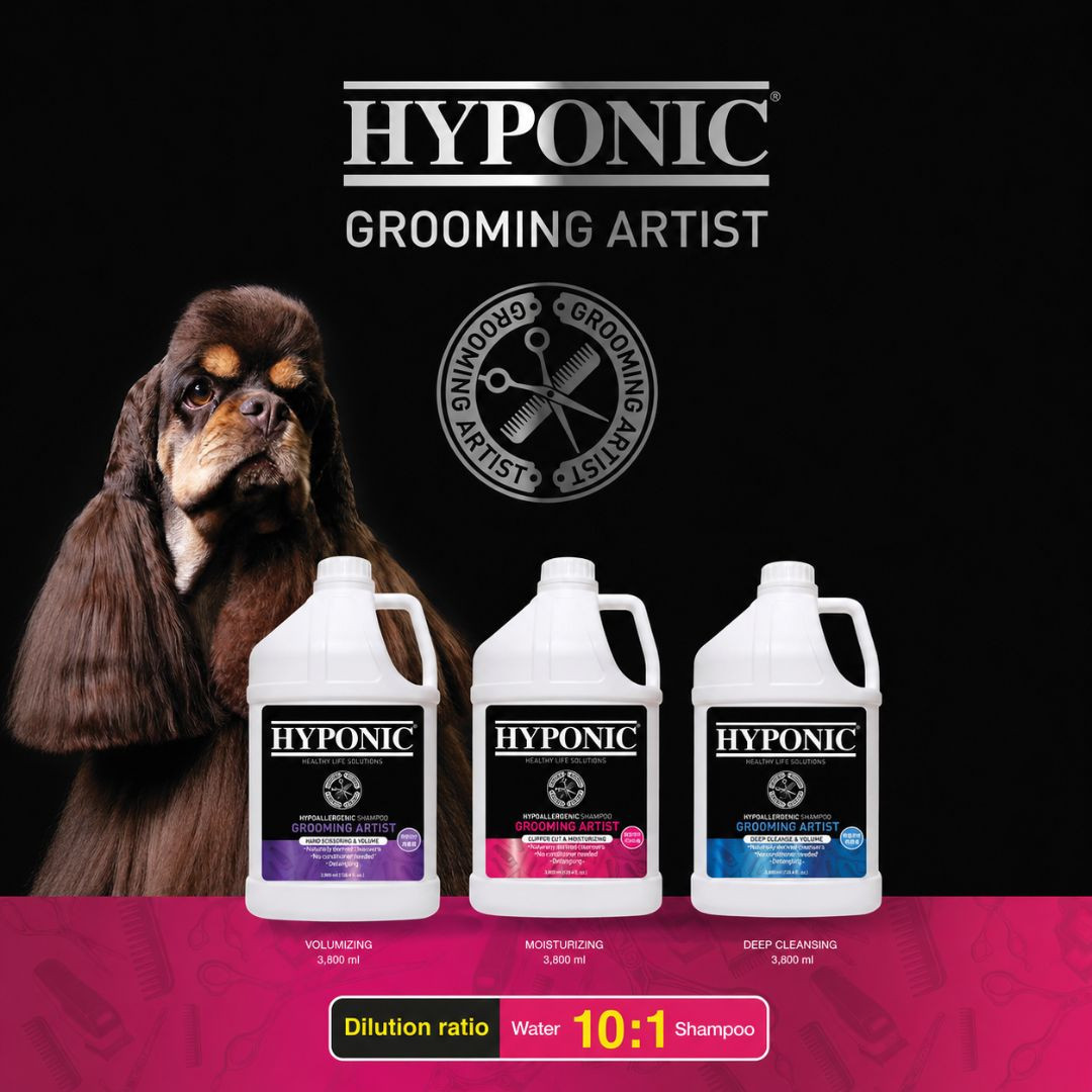 HYPONIC Grooming Artist Hand Scissoring & Volume Shampoo, 3.8 L