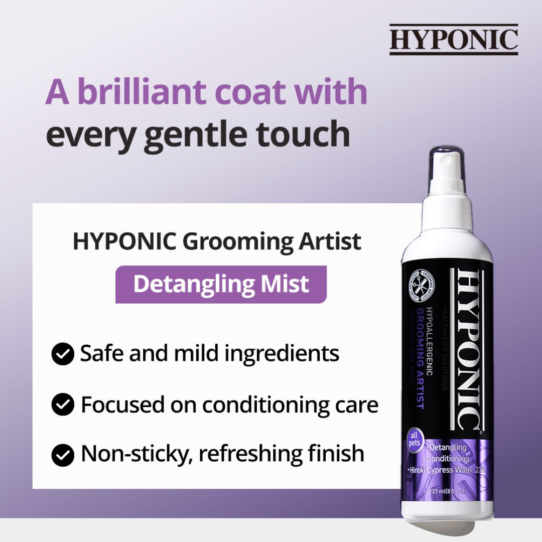 HYPONIC Grooming Artist Detangling Mist, 237 mL