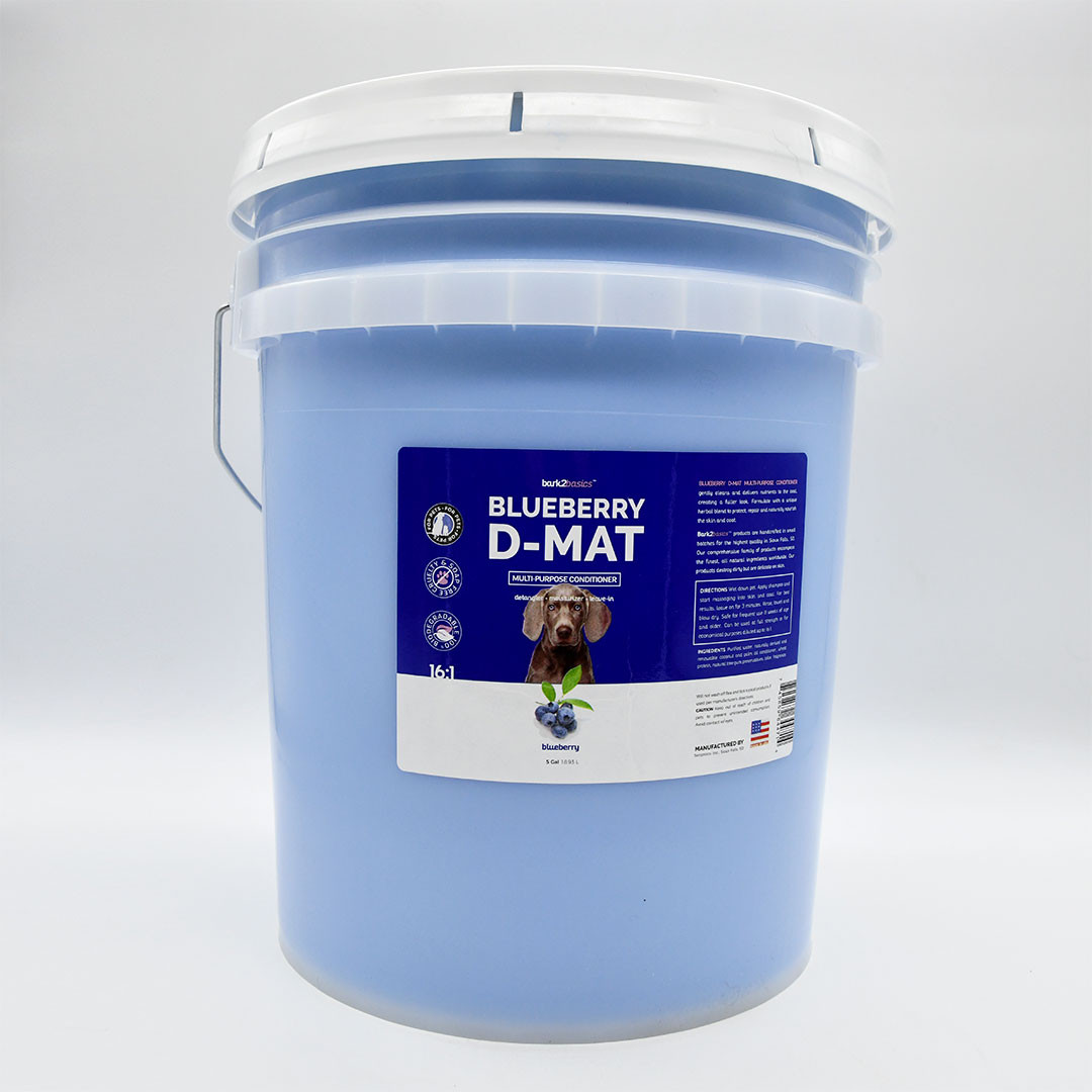 Bark2Basics Blueberry D-Mat Dog Conditioner, 5 Gallon | Groomer's