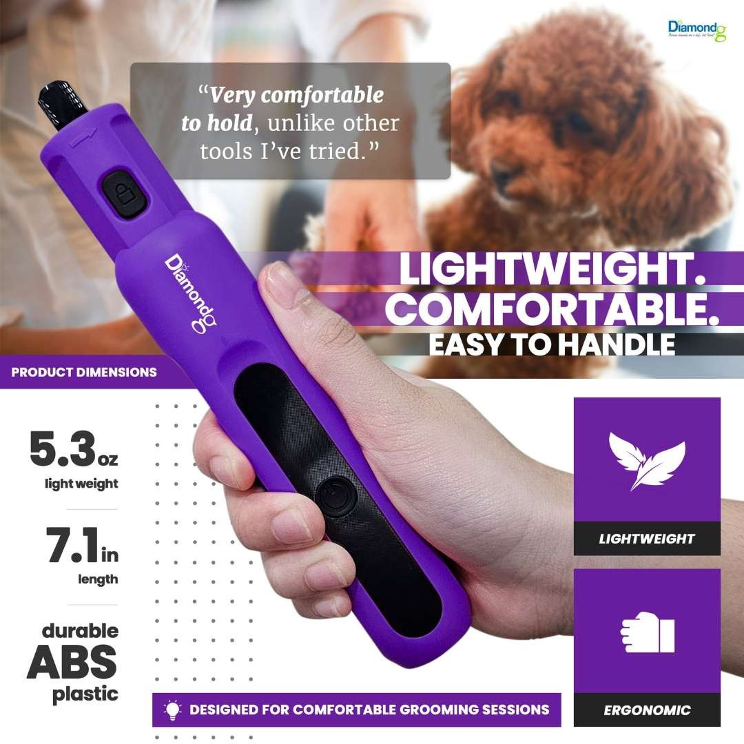 Diamondg Micro Nail Grinder, Purple