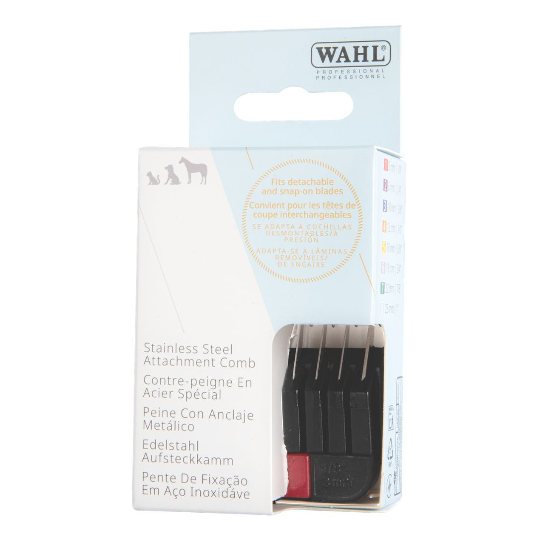 WAHL Stainless Steel アタッチメントコームキット Wahl Stainless Steel Attachment Guide Comb #1, 1/8