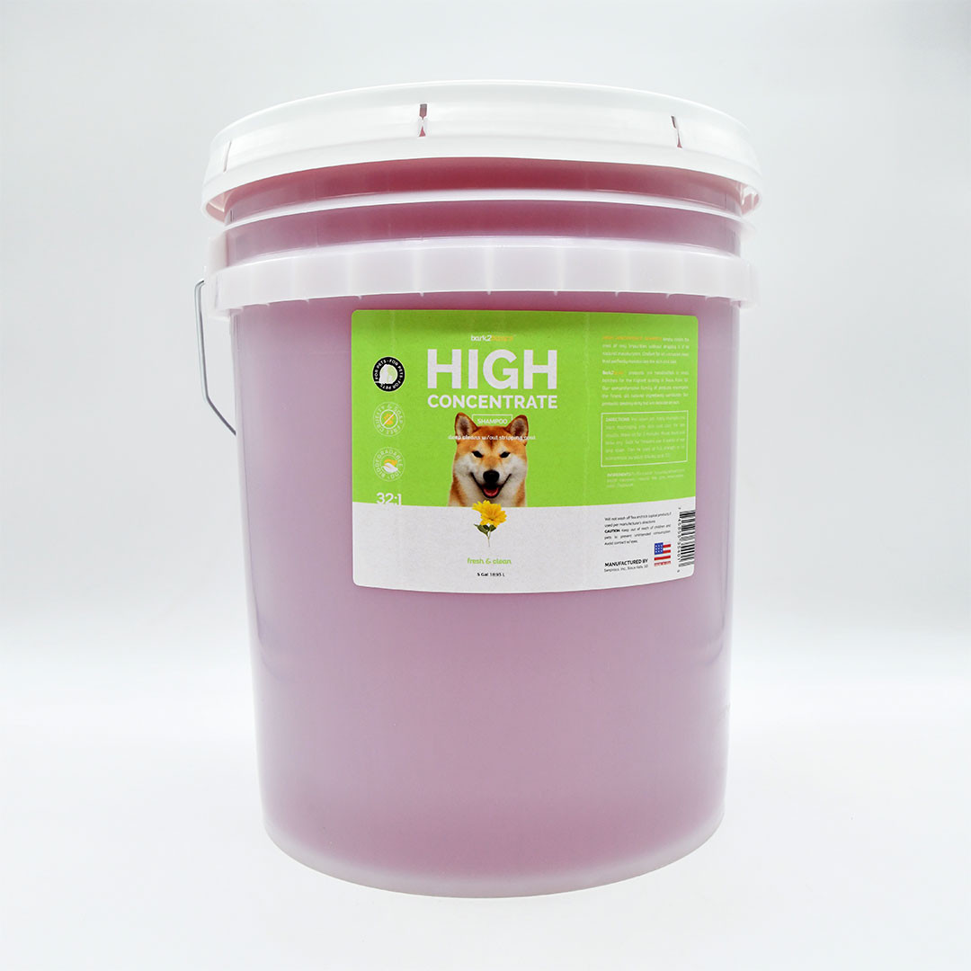 Bark2Basics High Concentrate Dog Shampoo, 5 Gallon | Groomer's Choice