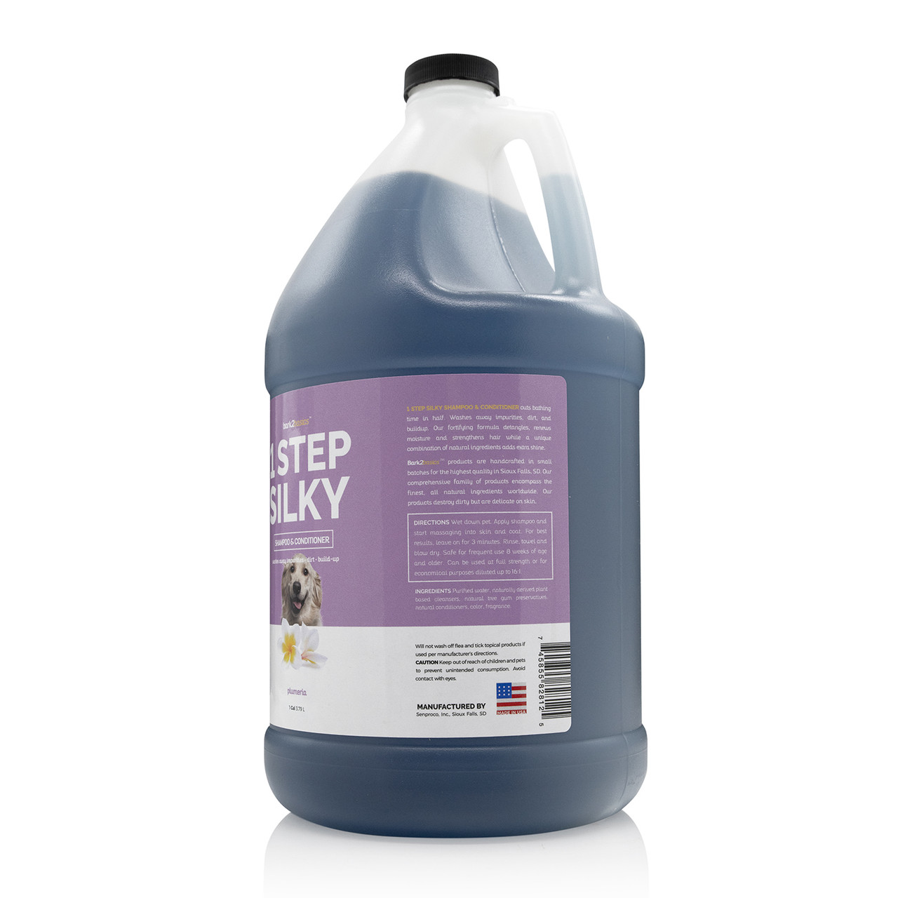 Bark2Basics One Step Silky Dog Shampoo + Conditioner, 1 Gallon