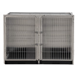 DuraDog Stainless Steel Modular Kennel Cages, Large, without wheels