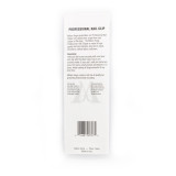 Millers Forge Medium Nail Clipper with Orange Handles, back of packaging