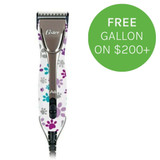 Oster Slim A6 3 Speed Clipper, Paw Print, with green sale badge