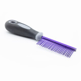 Resco Anti-State Purple Medium Tooth Comb w/Handle