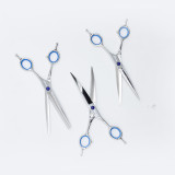 Show Gear Shears Kit, 7 Inch Straight, 7 Inch Curved, 7 Inch Thinner, open