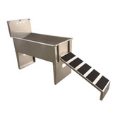 Groomer's Best In-Line Tub 24" x 58" Right Side View