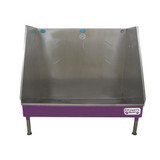 Groomer's Best Walk-In Tub 24" x 48", Left Drain Purple