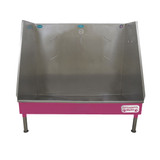 Groomer's Best Walk-In Tub 24" x 48", Left Drain Pink