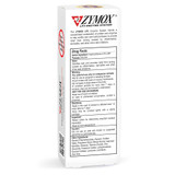 Zymox Topical Cream, 0.5% Hydrocortisone, 1 oz - Back of Package