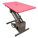Groomer's Best Hydraulic Grooming Table 48"x 24", Pink Low