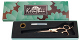 Kenchii Rose 7" Curved Shear in floral box