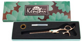 Kenchii Rose Gold 54 Tooth Thinner in box