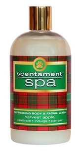 Best Shot Scentament Spa Body and Face Wash, Harvest Apple, 16 oz