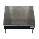Groomer's Best Walk-In Tub 24" x 48", Right Drain Black