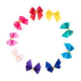 Pet Expressions Bows, Assorted 100 Pack, 5/8"