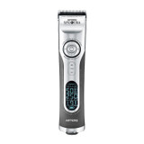 Front view of Artero Spektra Cordless Clipper shown powered on