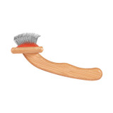 Flat-lay horizontal view of the Artero Juliet Long Pin Slicker, Medium