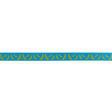 Yellow Dragonflies on Turquoise Ribbon