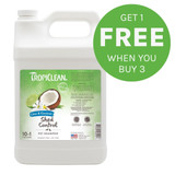 Tropiclean Lime & Coconut Shed Control Shampoo Gallon with green sale badge