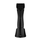 Kenchii Flash 5 Digital Cordless Clipper Wolf Matte Black on Base Back View Kenchii Flash 5 Digital Cordless Clipper Wolf Matte Black on Base Back View