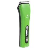 Angled profile view of Andis ProClip 5-in-1 Cordless Clipper, Green