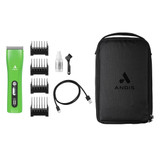 Contents included with Andis ProClip 5-in-1 Cordless Clipper, Green
