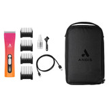 Contents included with Andis ProClip 5-in-1 Cordless Clipper, Sunset