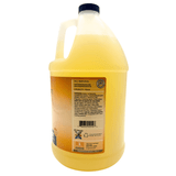 Right side view of EZ-Groom Filthy Beast Shampoo gallon jug, showcasing product label with ingredients and safety warnings