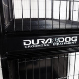 Close-up of logo on DuraDog Economy 6-Cage Bank STD